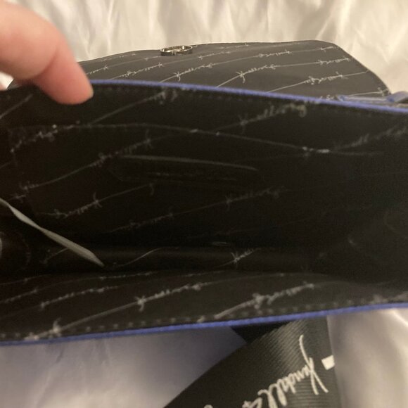 RARE Kendall and Kylie Crossbody Bag Cobalt Shiny & Sleek - Picture 5 of 5